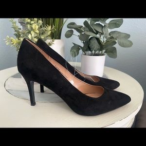 NWT A NEW DAY SIZE 9 black suede 3”  heels